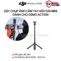 Thumbnail Gậy chụp ảnh cầm tay kéo dài mini DJI dành cho Osmo Action camera hành động cao cấp chính hãng 1