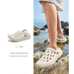 Thumbnail Giày có lỗ nam và nữ CAMEL CROWN Dép ngoài trời đế dày chống trượt với giày đi biển mũi kín 2