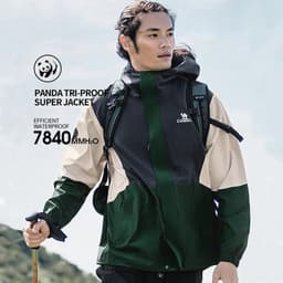 Thumbnail Áo khoác ngoài trời chống nước / chống gió CAMEL CROWN dành cho nam và nữ Áo khoác một lớp Quần áo leo núi 4