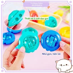 Thumbnail Gọt bút chì, chuốt bút chì hoạt hình, nhỏ gọn tiện lợi cho học sinh - Lưỡi thép không gỉ, sắc bé 2