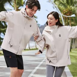 Thumbnail Áo khoác unisex một lớp CAMEL CROWN Panda áo khoác vỏ cứng chống thấm nước dành cho nam và nữ 4
