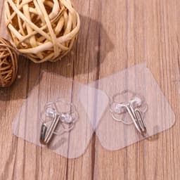 Thumbnail Móc Dán Tường ZOLELE Siêu Dính Trong Suốt Chịu Lực Tốt Móc Treo Tường 2
