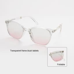 Thumbnail Tấm che nắng ngoài trời CAMEL CROWN Kính má hồng nữ Kính râm chống tia cực tím 2