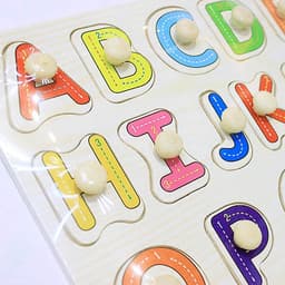 Thumbnail Bảng gỗ có núm cầm cho bé chơi lắp ráp và học nhận biết thế giới xung quanh 1