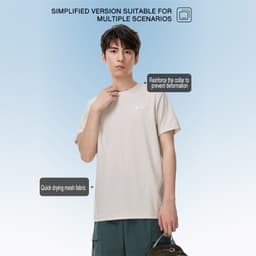 Thumbnail Áo thun khô nhanh ngoài trời CAMEL CROWN nam nữ tay ngắn thể thao thoáng khí 3
