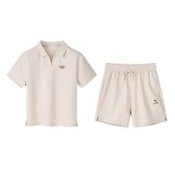 Thumbnail Bộ đồ thể thao CAMEL CROWN dành cho nữ Polo tay ngắn Top American Ve áo thun Quần Short Bộ đồ hai mảnh 2