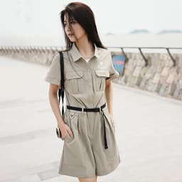 Thumbnail CAMEL CROWN Nữ Áo liền quần Quần Short Chống Nắng Quần Du Lịch Thoáng Khí Quần Short Bảo Hộ Lao Động Áo liền quần 3