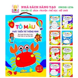 Thumbnail Sách - Tô Màu Phát Triển Trí Thông Minh - Dành Cho Bé Từ 2-6 Tuổi (Bộ 8 quyển) 1