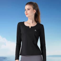 Thumbnail Áo xương đòn cổ chữ V nhỏ CAMEL CROWN Yoga dành cho nữ 3
