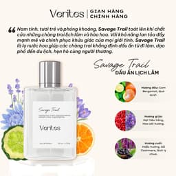 Thumbnail Nước hoa Nam VERITES Savage Trail Mạnh mẽ, Lịch lãm, Nam tính - 50ml 1