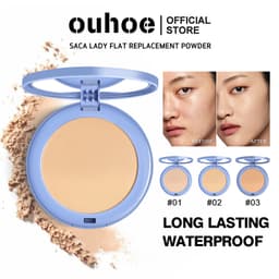 Thumbnail 2pcs Set : Zeesea Kem Lót & Ouhoe Phấn Phủ Trang Điểm 3 Màu Tùy Chọn 10g Tiện Dụng Chất Lượng Cao 2