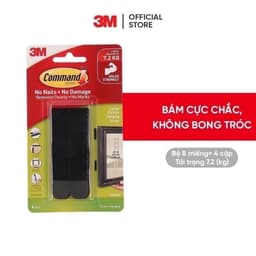 Thumbnail Bộ 8 Miếng dán treo tranh 3M™ Command™, 17206, độ bền cao, bám cực chắc, tải trọng 7kg, Dùng treo tranh 2