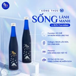 Thumbnail Nước Uống Collagen 82X FUCOIDAN Cao Cấp Chai 500ml - Tăng Độ Đàn Hồi Cho Da Căng Mịn, Gọn Dáng [DATE T7/2025] 3