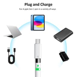 Thumbnail HdoorLink USB C sang pencil 1st Adapter ipencil 1st và Pad gen 10 Đầu nối sạc nối Bluetooth giữa 1