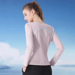 Thumbnail Áo xương đòn cổ chữ V nhỏ CAMEL CROWN Yoga dành cho nữ 2