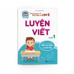 Thumbnail Sách - Bộ 3 luyện viết - Hành trang cho bé tự tin vào lớp 1- Bé Tập Viết chữ đẹp chuẩn bị vào lớp 1 2
