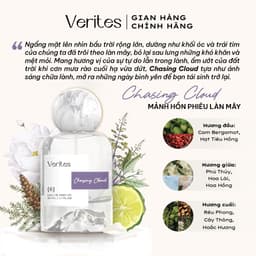 Thumbnail Nước Hoa Unisex Verites Chasing Cloud Tươi mới, Phóng Khoáng, Trẻ trung 50ml 1