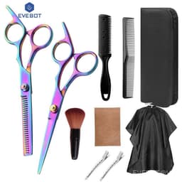 Thumbnail Evebot Bộ kéo cắt tóc, bộ kéo cắt tóc chuyên nghiệp, màu mạ titan 1