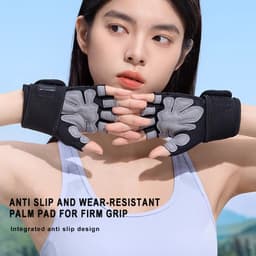 Thumbnail Găng tay nửa ngón CAMEL CROWN dành cho nam và nữ để thể thao ngoài trời Chống nắng và hấp thụ sốc 2