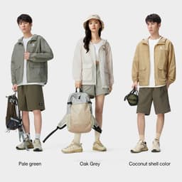 Thumbnail Áo khoác chống tia cực tím ngoài trời chống nắng CAMEL CROWN Unisex 2
