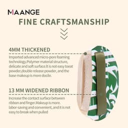 Thumbnail Mút Tán Kem Nền MAANGE Mút Tán Phấn Trang điểm Mềm Mịn Đàn Hồi Kèm Hộp Đựng 1628 4