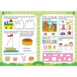 Thumbnail Sách - Sân chơi trí tuệ trò chơi tư duy rèn luyện não trái não phải dành cho trẻ từ 3-6 tuổi (lẻ 1c) 4