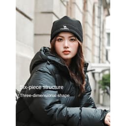 Thumbnail Mũ lông cừu CAMEL CROWN Mũ leo núi ấm áp chống gió ngoài trời cho nam và nữ 3
