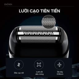Thumbnail Máy cạo râu Enchen Mini MS002 lưỡi dao linh hoạt, động cơ mạnh mẽ chống nước toàn thân - BH 6 tháng 3