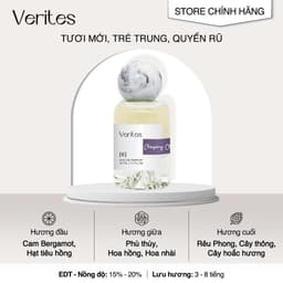 Thumbnail Nước Hoa Unisex Verites Chasing Cloud Tươi mới, Phóng Khoáng, Trẻ trung 50ml 3