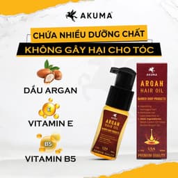 Thumbnail Tinh Dầu Dưỡng Tóc AKUMA Argan Hair Oil 50ml Giúp Tóc Chắc Khỏe, Bóng Mượt, Hương Nước Hoa Nam Tính 3