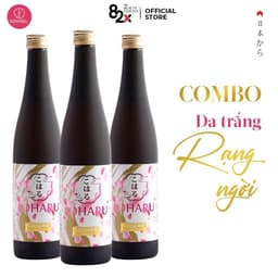 Thumbnail Combo "MỸ NHÂN KHÔNG TUỔI" Gồm 3 Chai Nước Uống 82X Koharu Collagen Chứa 48.000mg Collagen Ngừa Lão Hoá 500ml/Chai 3