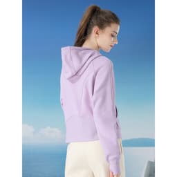 Thumbnail CAMEL CROWN Yoga Quần Áo Nữ Plus Nhung Nửa Mở Ngực Áo Len Thể Thao Thông Thường 3