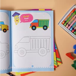 Thumbnail Sách - Tập Tô Màu Cho Bé Từ 4-5 Tuổi Bộ 8 Quyển Tô Màu Song Ngữ Anh Việt 4