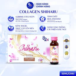 Thumbnail Hộp 10 Chai Collagen Dạng Nước 82X SHIHARU Từ Nhật Bản - Ngừa Lão Hoá, Giảm Stress, Cải Thiện Giấc Ngủ 1
