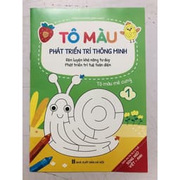Thumbnail Sách - Tô Màu Phát Triển Trí Thông Minh - Dành Cho Bé Từ 2-6 Tuổi (Bộ 8 quyển) 2