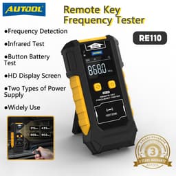 Thumbnail AUTOOL RE110 Chìa Khóa Điều Khiển Từ Xa Tần Số Bút Thử Chìa Khóa Xe Ô Tô Tần Số Bút Thử CR2032, CR2025 Cửa Tivi RF Hồng Ngoại Điều Khiển Từ Xa Kiểm Tra 1