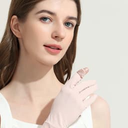 Thumbnail Găng Tay Chống Nắng Ngoài Trời CAMEL CROWN Nam Nữ Ice Silk Mỏng Thoáng Khí Xe Đạp Găng Tay Chống Trơn Trượt 1