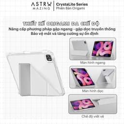 Thumbnail Bao da iPad CrystaLite Origami AstroMazing - Case cho iPad Pro Air 4 5 6 Pro 11 3