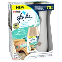 Thumbnail GLADE Bộ Máy & Lõi Xịt Phòng Tự Động Hương Biển Phiêu Bồng 252ml 1