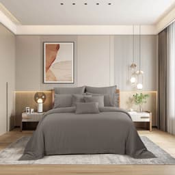 Thumbnail Bộ ga kèm Vỏ chăn Akemi Tencel Accord Lyocell Matera và Mosiya, gồm 6 món (Super King / King / Queen) 1