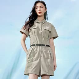 Thumbnail CAMEL CROWN Nữ Áo liền quần Quần Short Chống Nắng Quần Du Lịch Thoáng Khí Quần Short Bảo Hộ Lao Động Áo liền quần 2