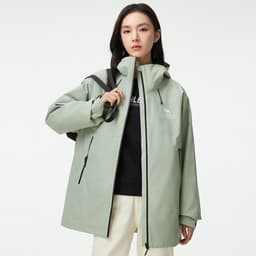 Thumbnail Áo khoác ba chống CAMEL CROWN Unisex Bộ đồ leo núi vỏ cứng một lớp ngoài trời 3