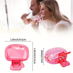 Thumbnail Giao Hàng Nhanh Nắp Bảo Vệ Bàn Chải đánh Răng Thiết Yếu Khi đi Du Lịch Phụ Kiện Du Lịch Thiết Yếu Giá đỡ Bàn Chải đánh Răng Bằng Nhựa Thiết Yếu Cho Phòng Tắm Phụ Kiện Vệ Sinh (THỦY 4