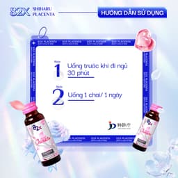 Thumbnail Combo 3 Hộp Nước Uống Shiharu Placenta Đều Màu Da, Cân Bằng Nội Tiết Tố Nữ, Ổn Định Giấc Ngủ 10 lọ/Hộp 4