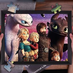 Thumbnail Kung Fu Panda và các câu đố loạt nhân vật Anime khác, 126 chiếc Giấy dày, Đồ trang trí đồ chơi giáo dục sớm 3-5 tuổi, Quà tặng sinh nhật Giáng sinh 4