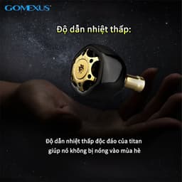 Thumbnail Núm vặn máy câu cá Gomexus Galaxy 38 TA38 chất liệu titan cho Shimano Stella Vanford Daiwa Saltiga Ryobi Samp MINI rockin chuyên dụng 3