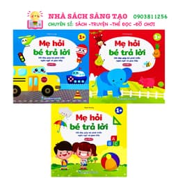 Thumbnail Sách - Mẹ hỏi bé trả lời, hỏi đáp giúp bé phát triển ngôn ngữ và giao tiếp (Bộ 3 cuốn) 1