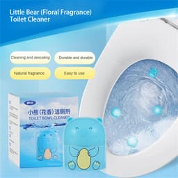 Thumbnail Chất Tẩy Rửa Tự động Giao Hàng Nhanh Hương Thơm Nhẹ Dễ Sử Dụng Sử Dụng Hàng Ngày Tại Nhà Chất Tẩy Rửa Bồn Cầu Có Dây Xô Vệ Sinh Khử Trùng Và Tẩy Cặn Phòng Tắm Blue Bubble (KÍNH) 1