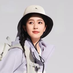 Thumbnail Mũ ngư dân ngoài trời CAMEL CROWN Mũ chống nắng hai mặt UPF50 + Chống tia cực tím 3