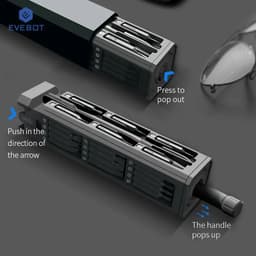 Thumbnail Bộ tuốc nơ vít từ tính mô-men xoắn cao đa chức năng EVEBOT 44In1 / 25in1, Bộ tuốc nơ vít chính xác, Bộ công cụ sửa chữa cho máy tính xách tay, máy tính, điện thoại, Macbook, kính, đồng hồ, kính râm 3